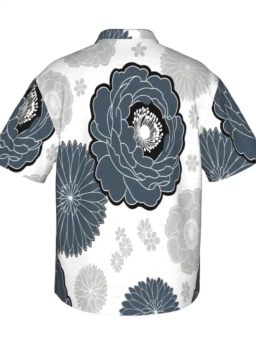 Mens 3D Printed Floral Pattern Casual Short Sleeve Shirt
Mens 3D Printed Floral Pattern Casual Short Sleeve Shirt