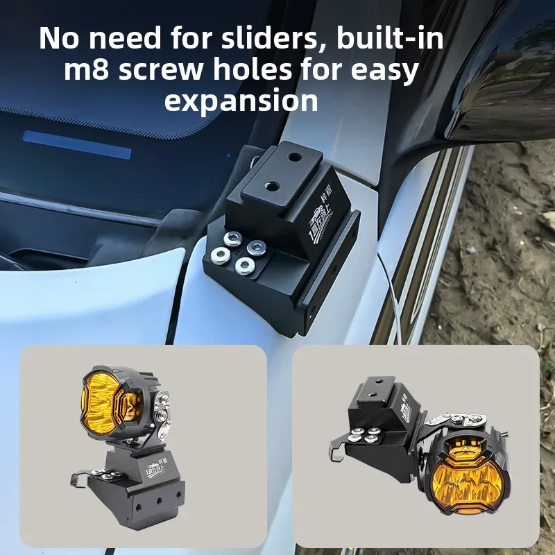 For Toyota Prado 120 Car A Pillar LED Spotlight Expansion Bracket Front Hood Double-Layer Quick-Release Lamp Holder Accessories
For Toyota Prado 120 Car A Pillar LED Spotlight Expansion Bracket Front Hood Double-Layer Quick-Release Lamp Holder Accessories