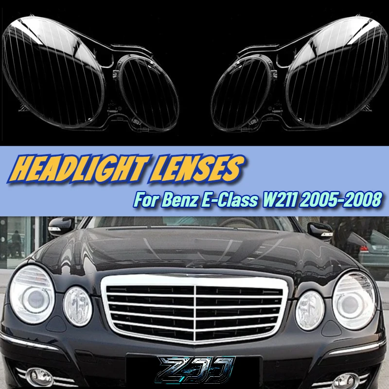 Car Headlight Lens Cover For Benz E-Class E300 W211 2005-2008 Auto Front Headlamp Transparent Cover Lampshade Shell Lenses Case
Car Headlight Lens Cover For Benz E-Class E300 W211 2005-2008 Auto Front Headlamp Transparent Cover Lampshade Shell Lenses Case