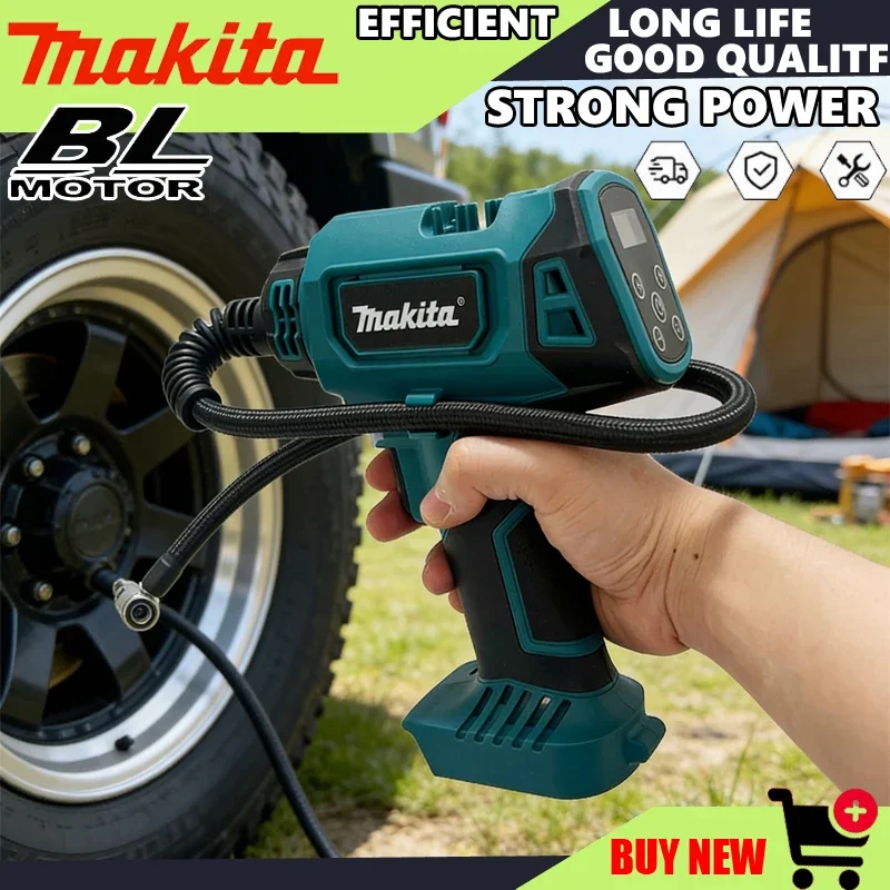 Беспроводной портативный электрический воздушный насос Makita 12В, перезаряжаемый ручной компрессор для автомобилей, для аккумуляторов 18В
Беспроводной портативный электрический воздушный насос Makita 12В, перезаряжаемый ручной компрессор для автомобилей, для аккумуляторов 18В