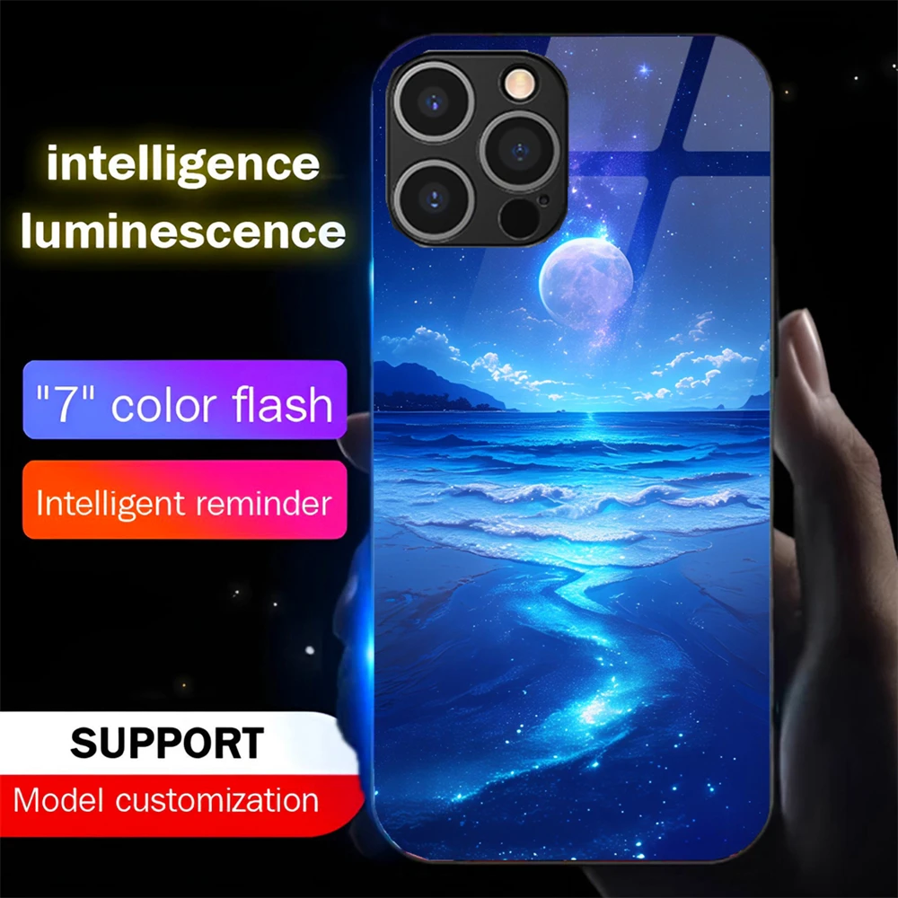 Pretty Starry Sky Led Light Phone Case Call Flash Glitter Cover For iPhone 16 E 15 14 13 12 11 Pro Max X XR XS Plus SE
Pretty Starry Sky Led Light Phone Case Call Flash Glitter Cover For iPhone 16 E 15 14 13 12 11 Pro Max X XR XS Plus SE