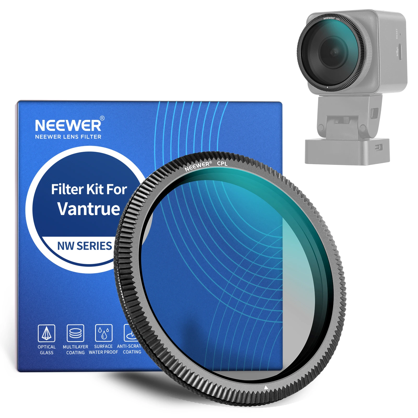 NEEWER 40mm CPL Filter For Vantrue N4 Pro N5 E1Pro E1 E2 E3 E1Lite S1 Pro N2X Dash Cam, Ultra Slim Circular Polarizing Filter
NEEWER 40mm CPL Filter For Vantrue N4 Pro N5 E1Pro E1 E2 E3 E1Lite S1 Pro N2X Dash Cam, Ultra Slim Circular Polarizing Filter