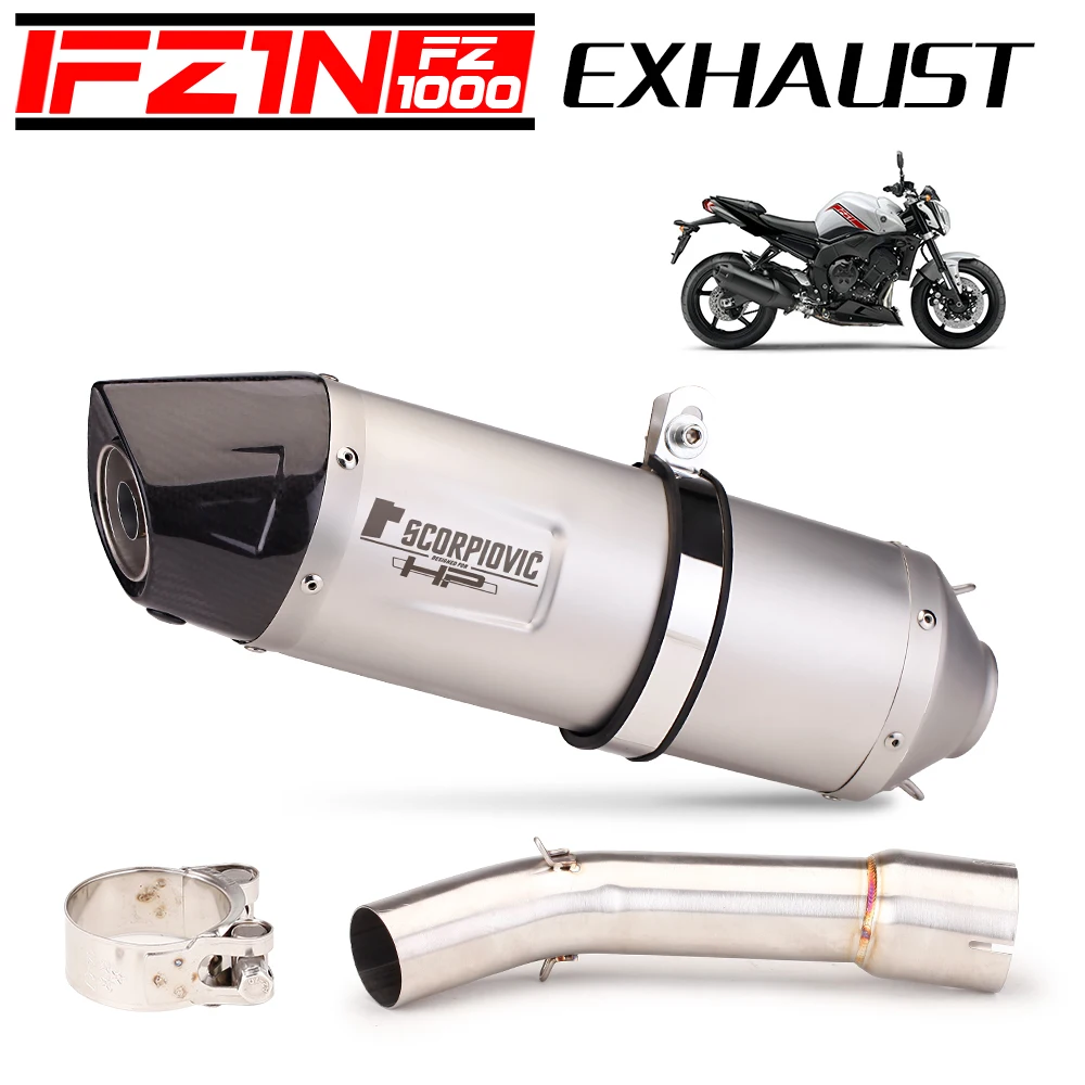 For Yamaha Fazer FZ1 FZ1N FZ1000 FZ 1 1N 1000 Motorcycle Exhaust Middle Link Pipe Slip on Muffler Pipe Escape 2006 - 2015
For Yamaha Fazer FZ1 FZ1N FZ1000 FZ 1 1N 1000 Motorcycle Exhaust Middle Link Pipe Slip on Muffler Pipe Escape 2006 - 2015