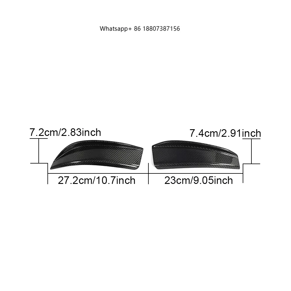 Carbon Fiber Front Bumper Canards forBMW 3 4Series G80 M3 G82 G83 M4 2D 4-Door 2021-2022
Carbon Fiber Front Bumper Canards forBMW 3 4Series G80 M3 G82 G83 M4 2D 4-Door 2021-2022