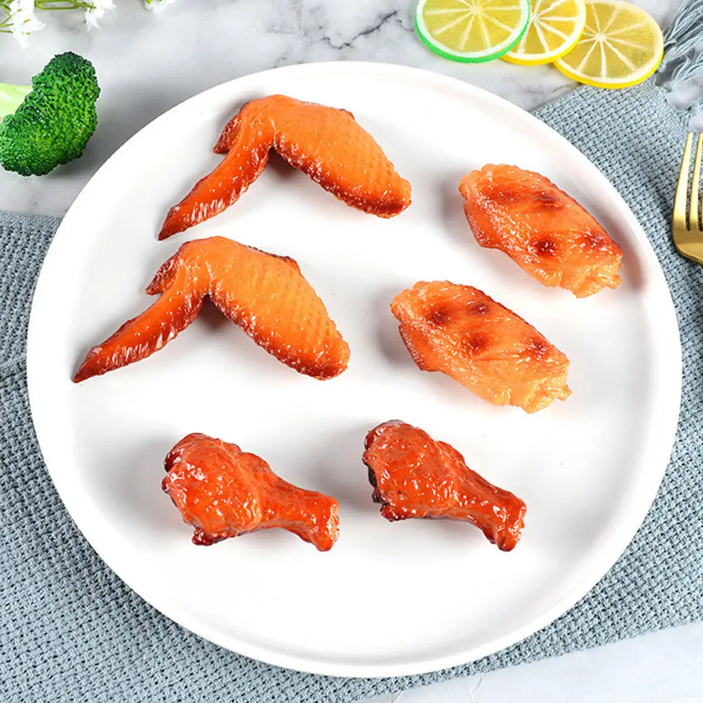 1Set Artificial Chicken Leg Wing Fake Food Props Realistic Display Decoration Bakery Restaurant Photography Supplies
1Set Artificial Chicken Leg Wing Fake Food Props Realistic Display Decoration Bakery Restaurant Photography Supplies