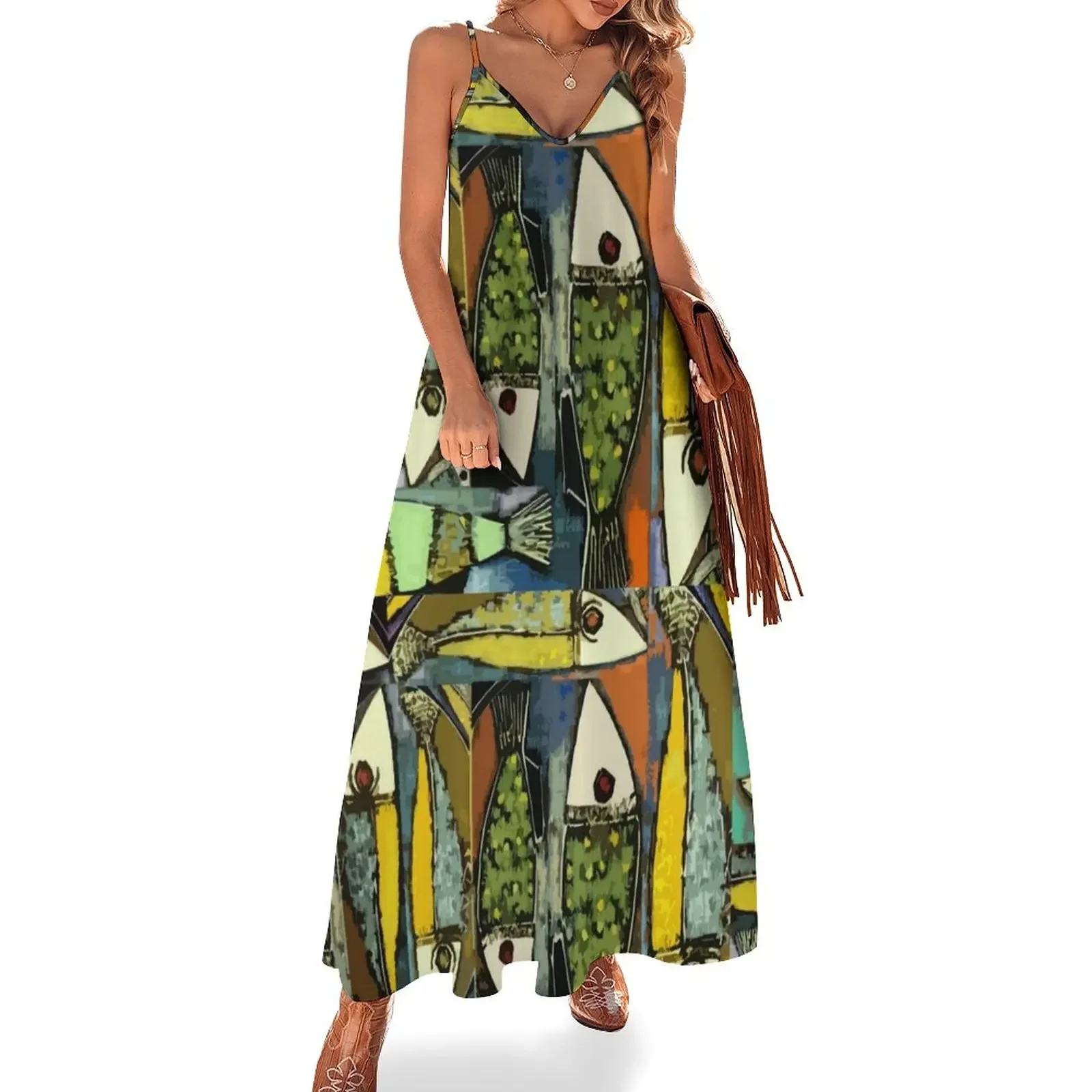 FISHY Sleeveless Dress Women's summer dress women's jumpsuit woman 2025 women 2025
FISHY Sleeveless Dress Women's summer dress women's jumpsuit woman 2025 women 2025