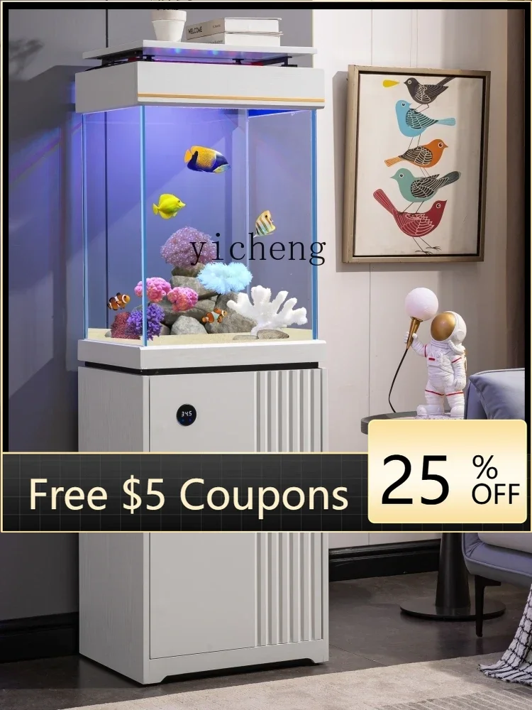 Y1 Glass Fish Tank Living Room Home Aquarium Small and Medium Ecological Filter Change Water
Y1 Glass Fish Tank Living Room Home Aquarium Small and Medium Ecological Filter Change Water