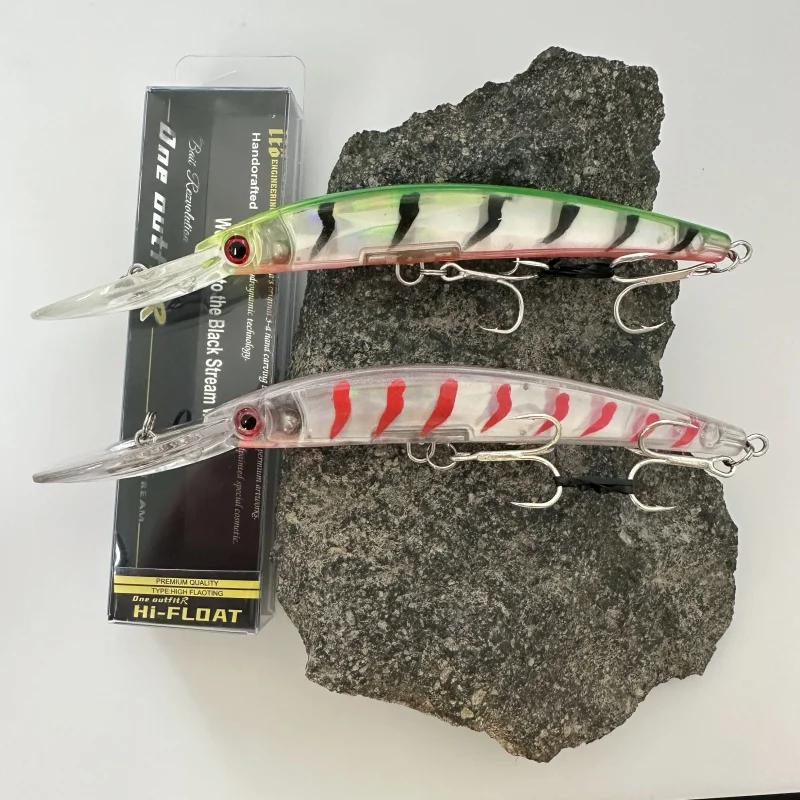 2-pack 3D Minnow 24.8g/17cm Trolling Lure for Sea and Freshwater Fishing, Universal for Bass B169
2-pack 3D Minnow 24.8g/17cm Trolling Lure for Sea and Freshwater Fishing, Universal for Bass B169
