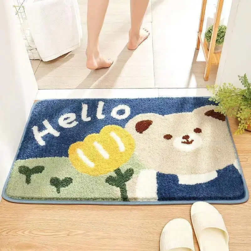 Water Absorbent Home Use Carpet Anti-Slip Bathroom Mat Bedroom Cartoon Toilet Foot Pad Door Mat Dirt Resistant Entrance Rug
Water Absorbent Home Use Carpet Anti-Slip Bathroom Mat Bedroom Cartoon Toilet Foot Pad Door Mat Dirt Resistant Entrance Rug