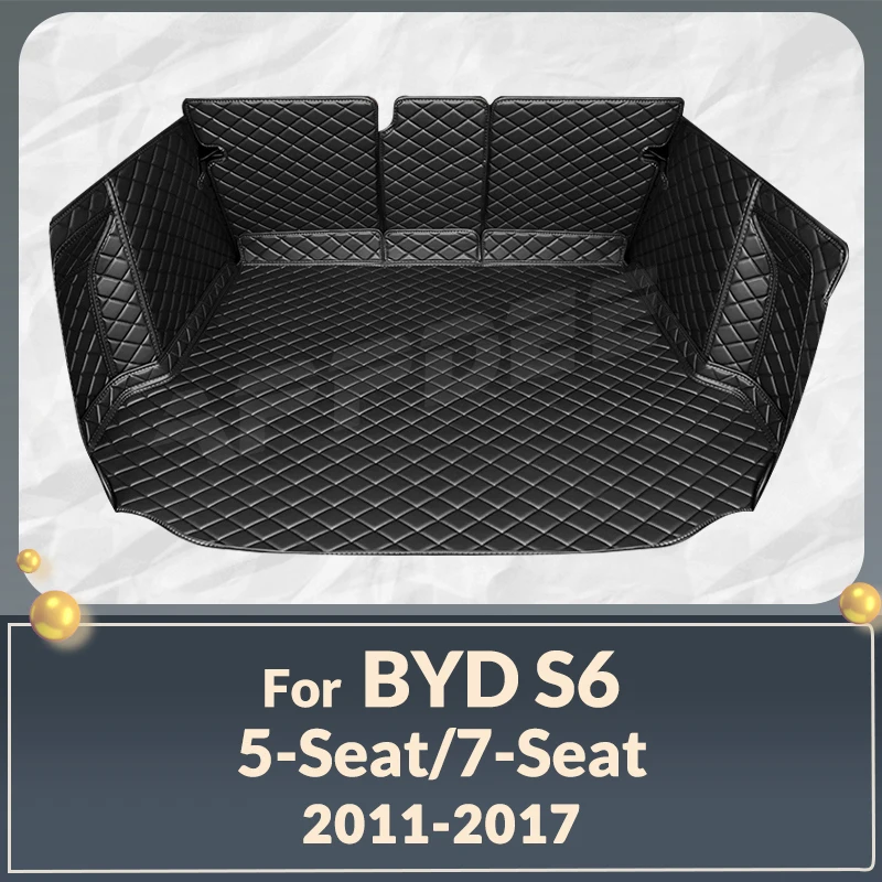 Auto Full Coverage Trunk Mat For BYD S6 5\7-Seat 2011-2017 16 15 14 13 12 Car Boot Cover Pad Interior Protector Accessories
Auto Full Coverage Trunk Mat For BYD S6 5\7-Seat 2011-2017 16 15 14 13 12 Car Boot Cover Pad Interior Protector Accessories