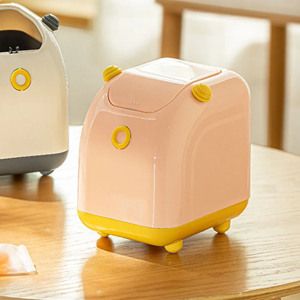 Stylish Desktop Trash Can Mini Garbage Bin for Office Home Cute PP Silicone Small Rubbish Basket Bathroom Table Holder
Stylish Desktop Trash Can Mini Garbage Bin for Office Home Cute PP Silicone Small Rubbish Basket Bathroom Table Holder