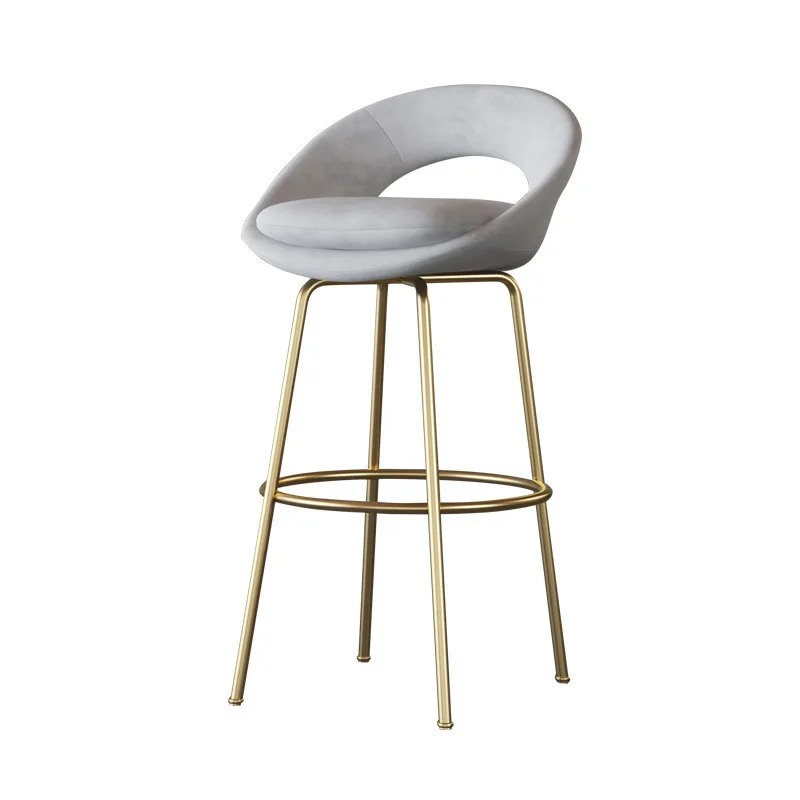 Modern light luxury bar chair bar leisure front desk high stool simple home bar chair backrest personality
Modern light luxury bar chair bar leisure front desk high stool simple home bar chair backrest personality