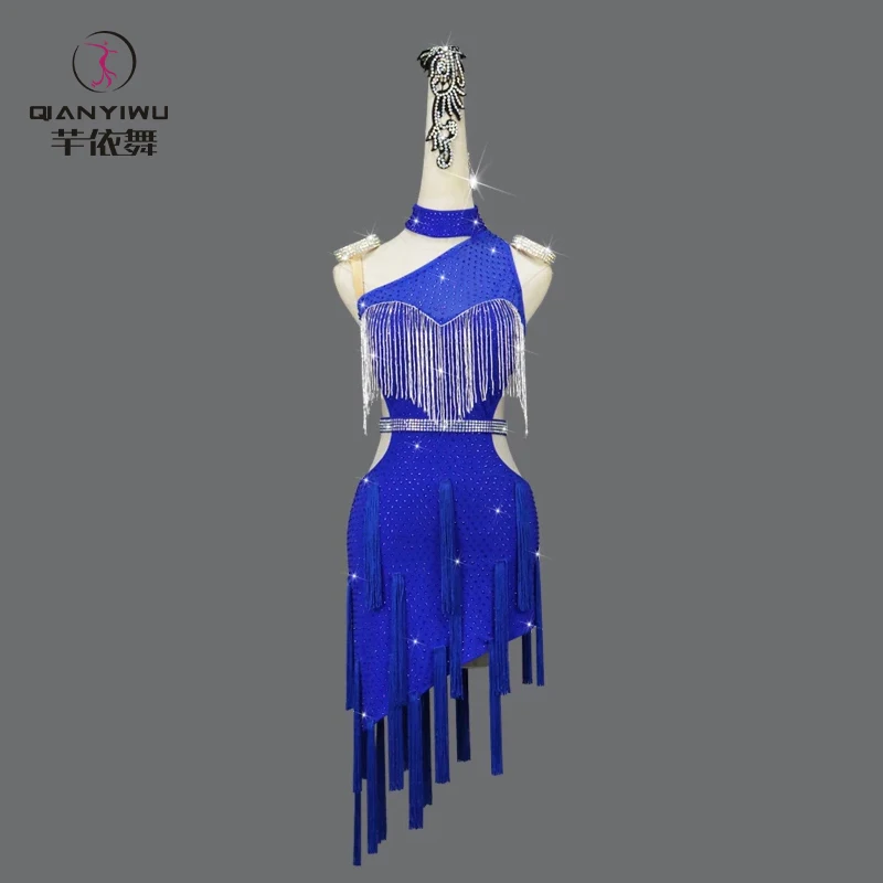 2024 Girls Blue Dress For Prom Latin Dance Wear Ball Skirt Midi Practice Clothes Samba Competition Costume Sport Women Line Suit
2024 Girls Blue Dress For Prom Latin Dance Wear Ball Skirt Midi Practice Clothes Samba Competition Costume Sport Women Line Suit
