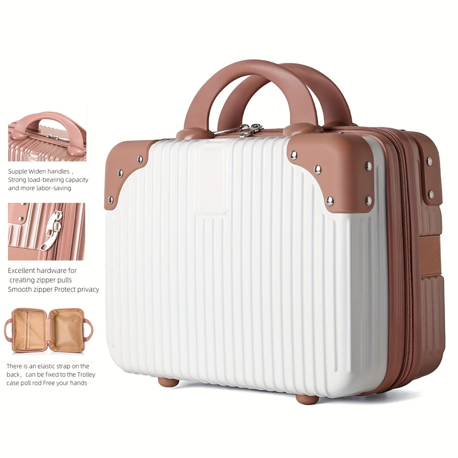 Makeup Travel Case, Cosmetic Organizer, Striped Solid Color Cosmetic Suitcase, Travel Makeup Case
Makeup Travel Case, Cosmetic Organizer, Striped Solid Color Cosmetic Suitcase, Travel Makeup Case