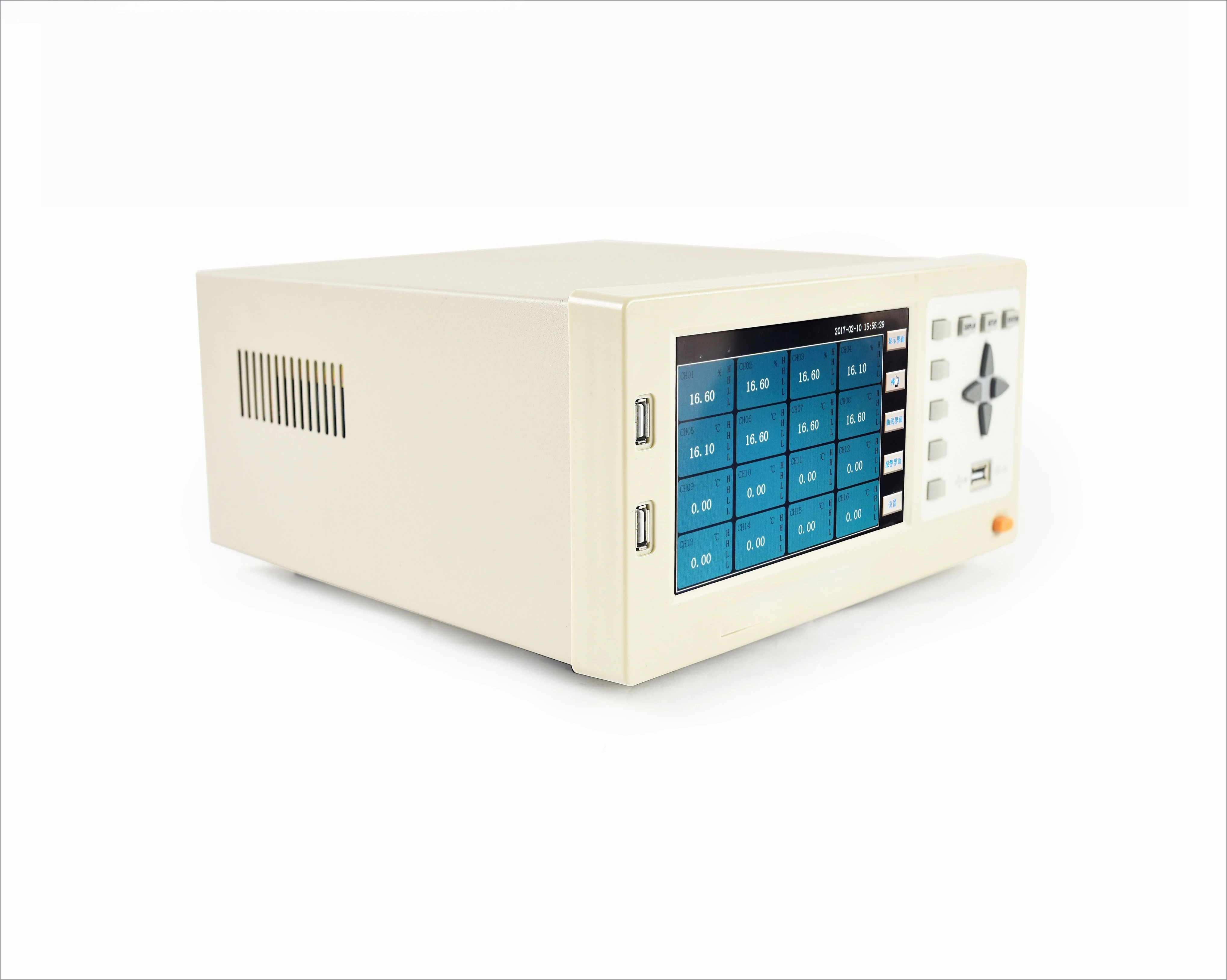 Temperature Logger Measures Temperature, Humidity, Pressure Multi-Thermocouple Touch-sceen Paperless Data Logger
Temperature Logger Measures Temperature, Humidity, Pressure Multi-Thermocouple Touch-sceen Paperless Data Logger