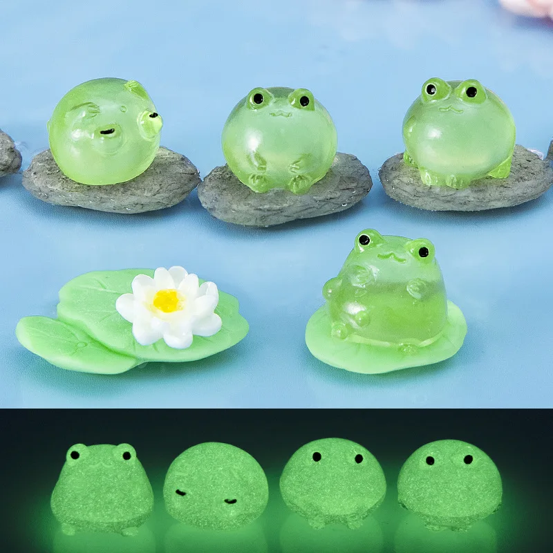 Micro landscape ornaments luminous little frogs home ornaments handicrafts resin DIY cute toy crafts decorative small ornaments
Micro landscape ornaments luminous little frogs home ornaments handicrafts resin DIY cute toy crafts decorative small ornaments
