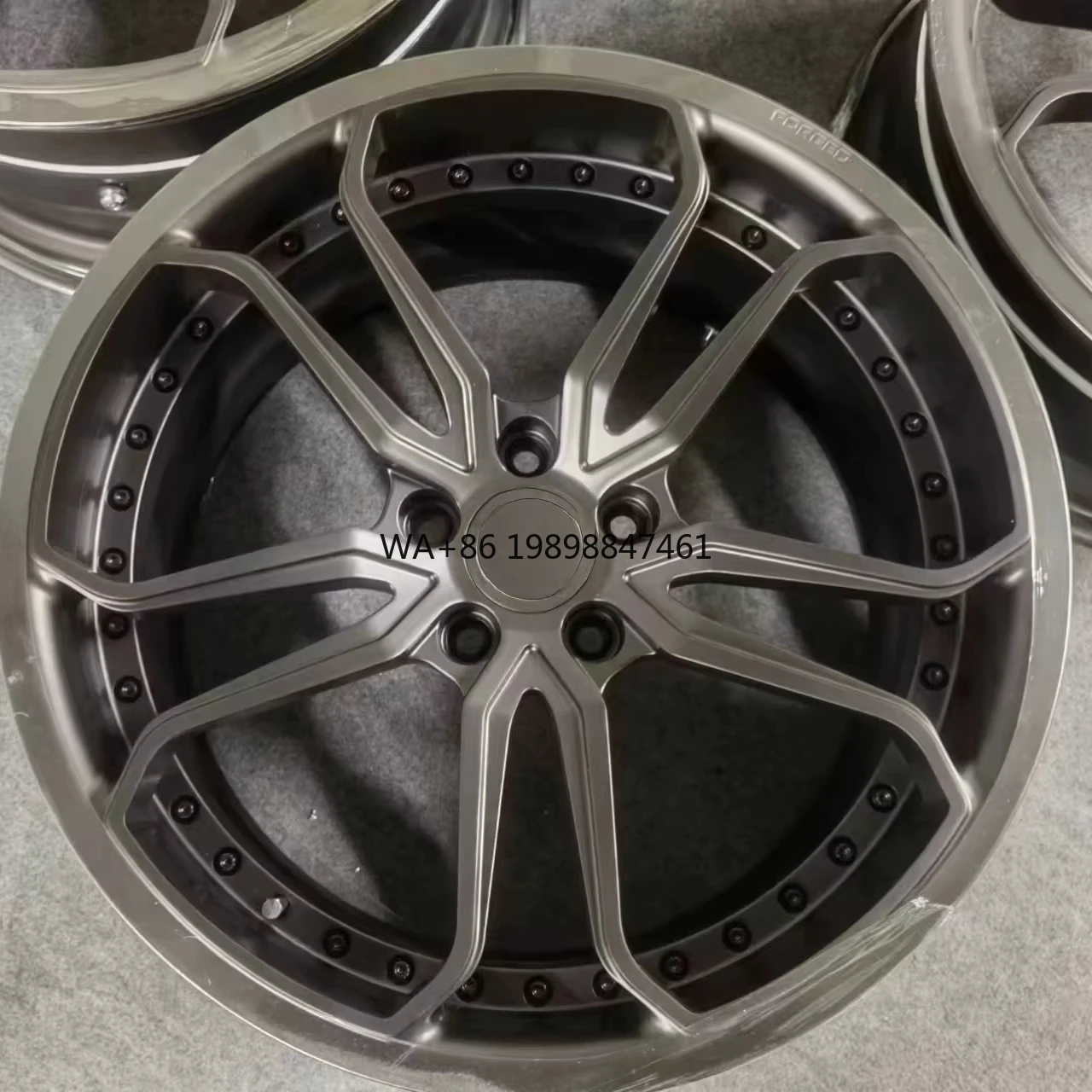 for 5x120 5x130 15-28 Inch 2-Piece Forged Alloy Multi-Spoke Black Wheel Rims PCD 100mm Minimum Order 4 Pieces
for 5x120 5x130 15-28 Inch 2-Piece Forged Alloy Multi-Spoke Black Wheel Rims PCD 100mm Minimum Order 4 Pieces