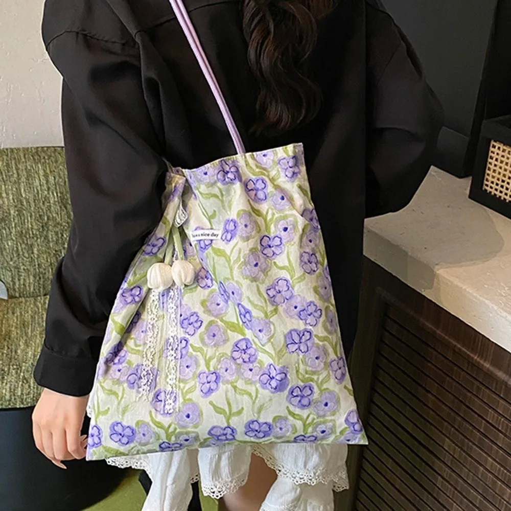 Легкая двусторонняя сумка-тоут, зеленая большая вместительная сумка на плечо с фиолетовым цветком, элегантные сумки для покупок в корейском стиле, дорожные сумки
Легкая двусторонняя сумка-тоут, зеленая большая вместительная сумка на плечо с фиолетовым цветком, элегантные сумки для покупок в корейском стиле, дорожные сумки