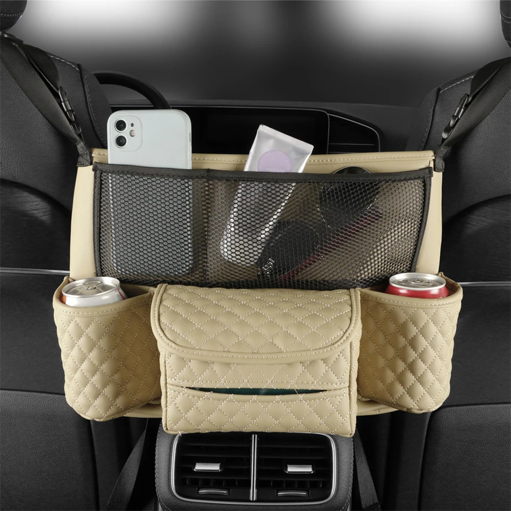 Car Seat Storage Bag PU Leather Auto Seat Middle Box Hanging Pocket For Stowing Car Organizer Holder For Handbag Tissue Drink
Car Seat Storage Bag PU Leather Auto Seat Middle Box Hanging Pocket For Stowing Car Organizer Holder For Handbag Tissue Drink