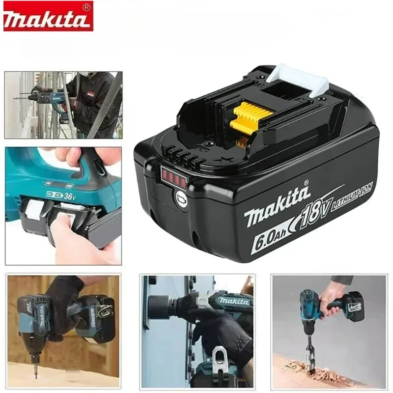 Original Makita 18V 6Ah Makita battery BL1830 BL1830B BL1840 BL1840B BL1850 BL1850B model power tools battery new
Original Makita 18V 6Ah Makita battery BL1830 BL1830B BL1840 BL1840B BL1850 BL1850B model power tools battery new
