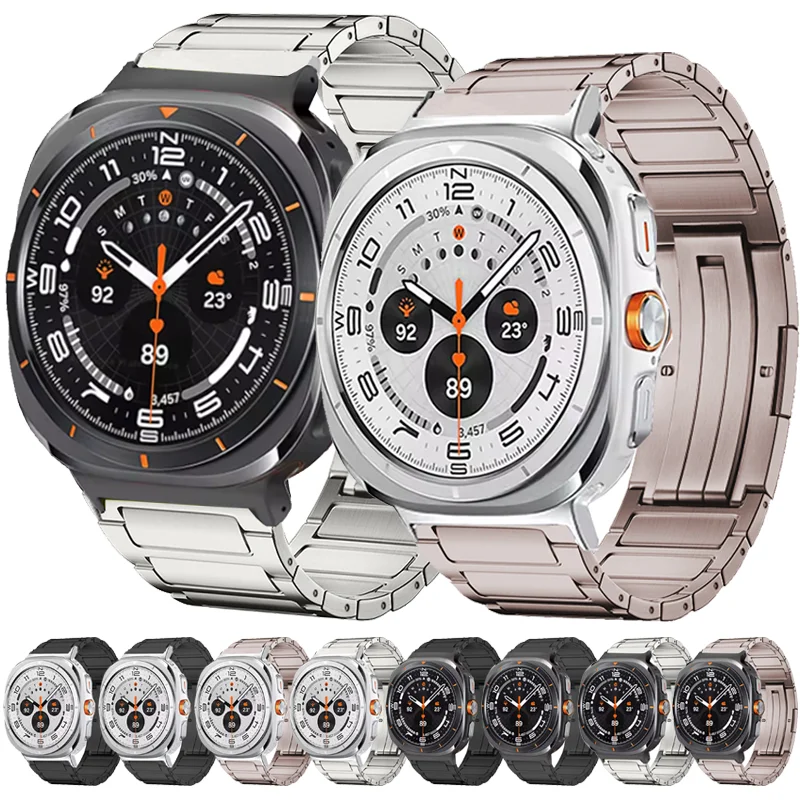 Luxury No Gaps Titanium Watch Strap For Samsung Galaxy Watch 7 Ultra Metal Bracelet For GALAXY Watch 7 Ultra Curved End Strap
Luxury No Gaps Titanium Watch Strap For Samsung Galaxy Watch 7 Ultra Metal Bracelet For GALAXY Watch 7 Ultra Curved End Strap