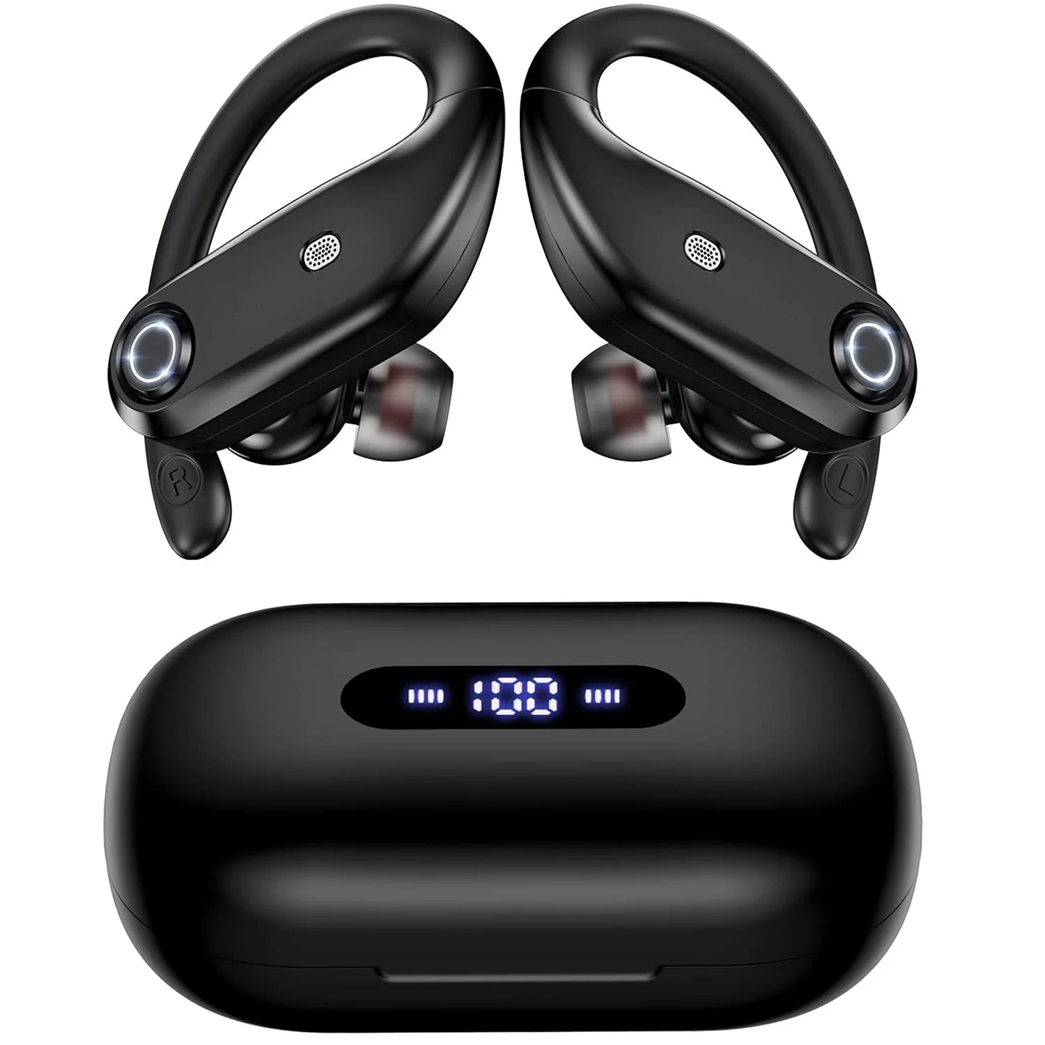 Беспроводные наушники Bluetooth V5.0, двойные наушники, 4 динамика, музыкальная гарнитура, спортивные наушники-вкладыши, дисплей яркости, HD-вызов с микрофоном
Беспроводные наушники Bluetooth V5.0, двойные наушники, 4 динамика, музыкальная гарнитура, спортивные наушники-вкладыши, дисплей яркости, HD-вызов с микрофоном