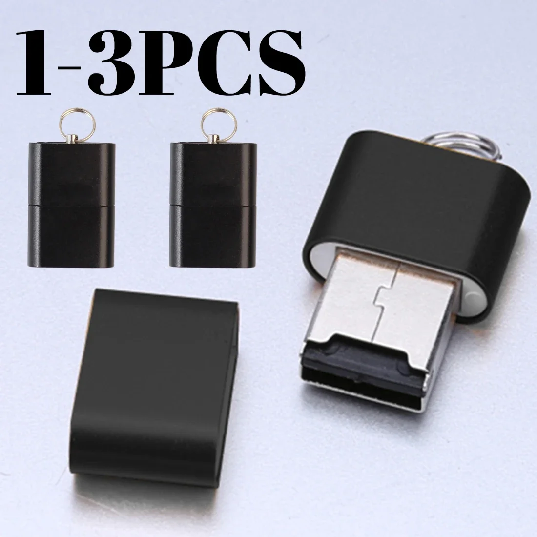 3-1Pcs Ultra-thin Mini Aluminium Alloy 480 Mbps USB 2.0 T Flash TF Micro SD Memory Card Reader Adapter (No TF Card)
3-1Pcs Ultra-thin Mini Aluminium Alloy 480 Mbps USB 2.0 T Flash TF Micro SD Memory Card Reader Adapter (No TF Card)