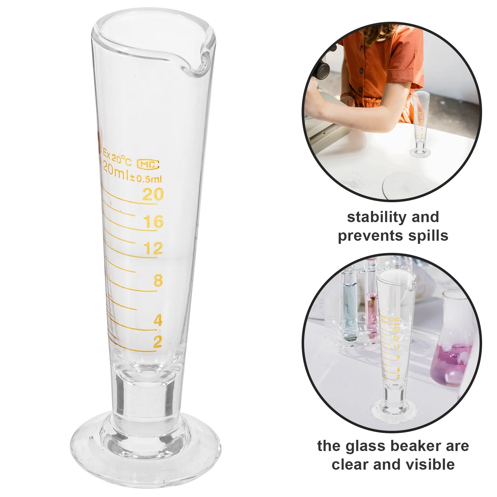 Chemistry Lab Equipment Glass Beaker Measuring Cup Conical Science Beakers Small
Chemistry Lab Equipment Glass Beaker Measuring Cup Conical Science Beakers Small