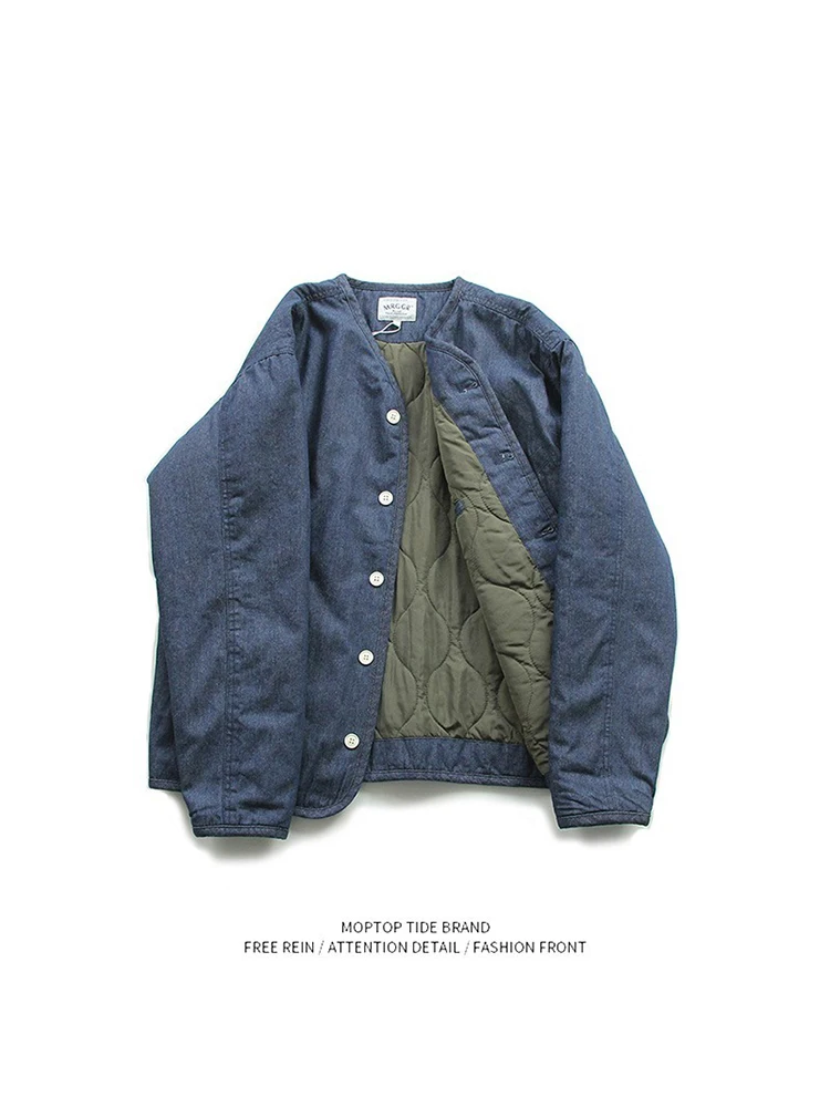 Куртка Mr. WH в японском ретро-стиле, рабочая, из хлопка, с V-образным вырезом, джинсовая, многослойная, утепленная, из полиэфирного волокна
Куртка Mr. WH в японском ретро-стиле, рабочая, из хлопка, с V-образным вырезом, джинсовая, многослойная, утепленная, из полиэфирного волокна