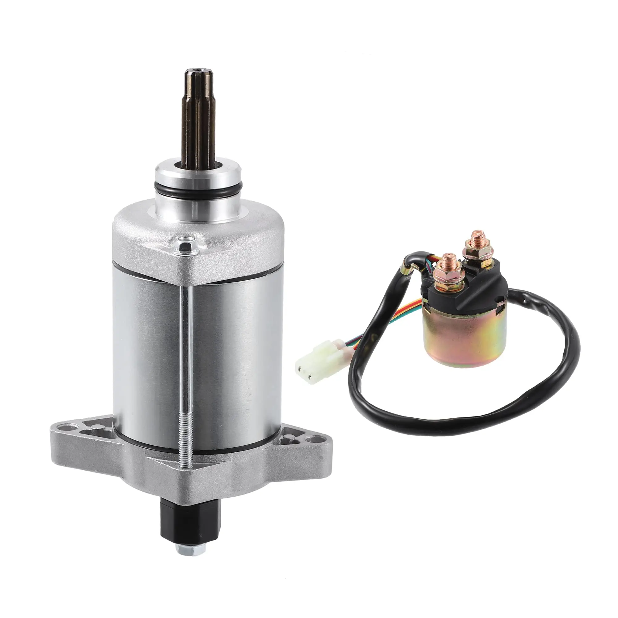 Starter Motor With Solenoid Relay For Honda Rancher 420 TRX420 Foreman 500 Pioneer 500 SXS500 OEM:31200-HP5-601 31200-HR0-F01
Starter Motor With Solenoid Relay For Honda Rancher 420 TRX420 Foreman 500 Pioneer 500 SXS500 OEM:31200-HP5-601 31200-HR0-F01