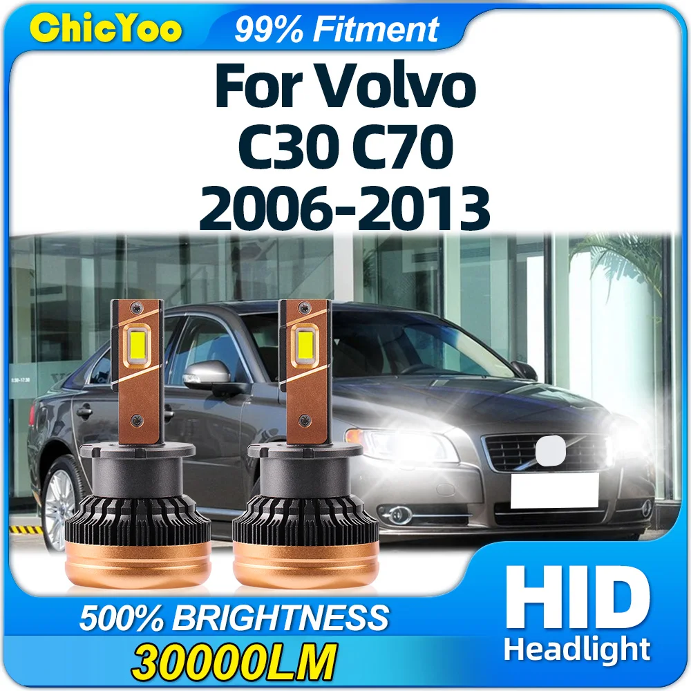 LED Headlight Bulb 30000LM Super Bright Xenon HID Car Lights 12V 6000K For Volvo C30 C70 2006 2007 2008 2009 2010 2011 2012 2013
LED Headlight Bulb 30000LM Super Bright Xenon HID Car Lights 12V 6000K For Volvo C30 C70 2006 2007 2008 2009 2010 2011 2012 2013