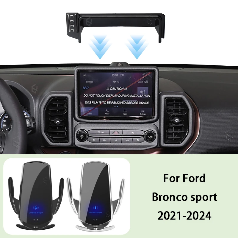 Phone Car Holder For Ford Focus Bronco sport 2021-2024 Screen Fixed Navigation Bracket Wireless Charging Mount Stand Accessories
Phone Car Holder For Ford Focus Bronco sport 2021-2024 Screen Fixed Navigation Bracket Wireless Charging Mount Stand Accessories