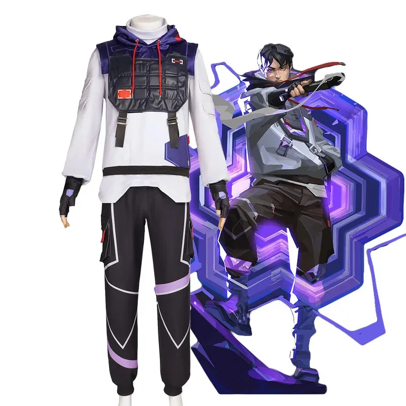 2025 New Game Cosplay Costume Valorant ISO Hoodie Pant Vest Gloves Full Men Combat Uniform Set Halloween Party Outfit Fancy ★☆★
2025 New Game Cosplay Costume Valorant ISO Hoodie Pant Vest Gloves Full Men Combat Uniform Set Halloween Party Outfit Fancy ★☆★