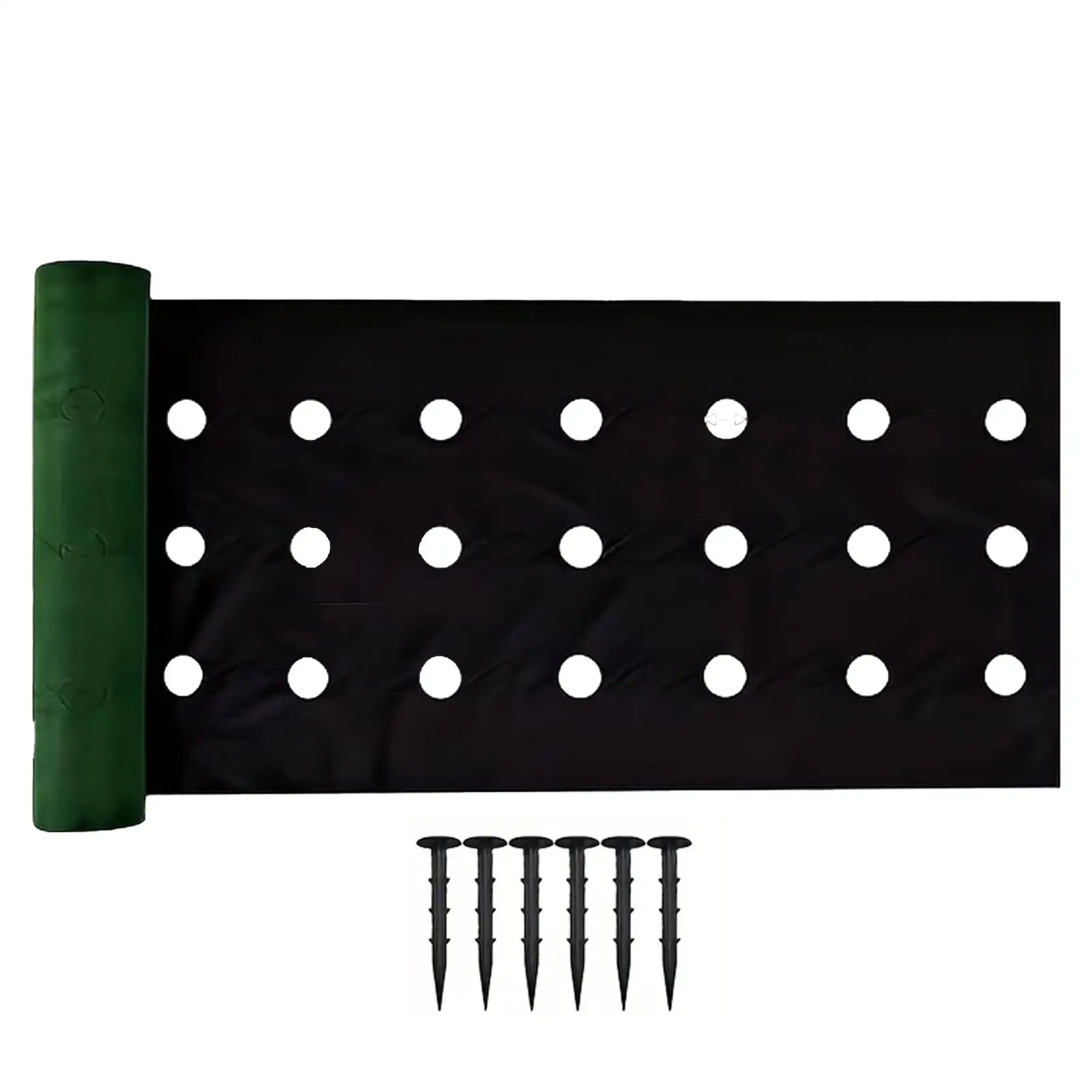 Green Black Perforated Grass Proof Cloth 19.7x3.3ft Pre-punched Permeable Outside Grass Block Fabric For Landscaping Lawn Patio
Green Black Perforated Grass Proof Cloth 19.7x3.3ft Pre-punched Permeable Outside Grass Block Fabric For Landscaping Lawn Patio