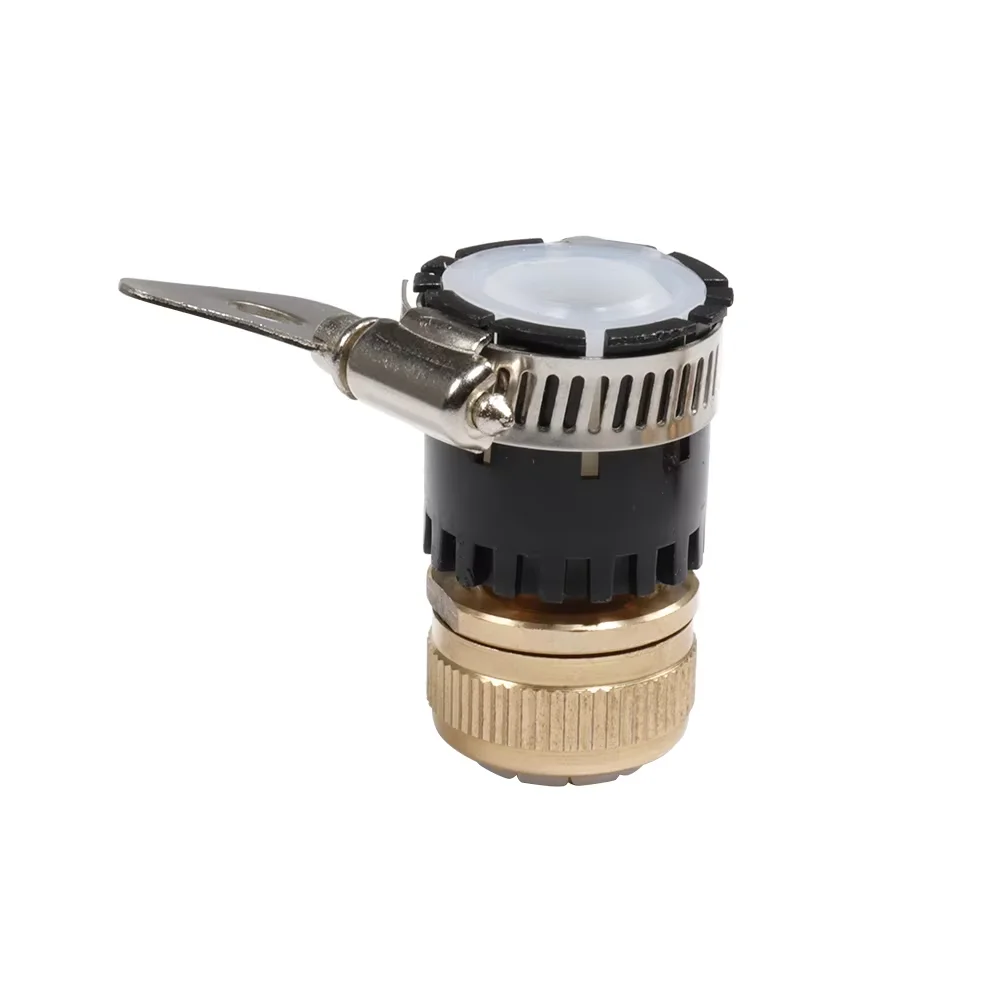Brass Quick Connector 6-Pack Threadless Universal Faucet Fittings Garden Watering Adapter for Irrigation Hose
Brass Quick Connector 6-Pack Threadless Universal Faucet Fittings Garden Watering Adapter for Irrigation Hose