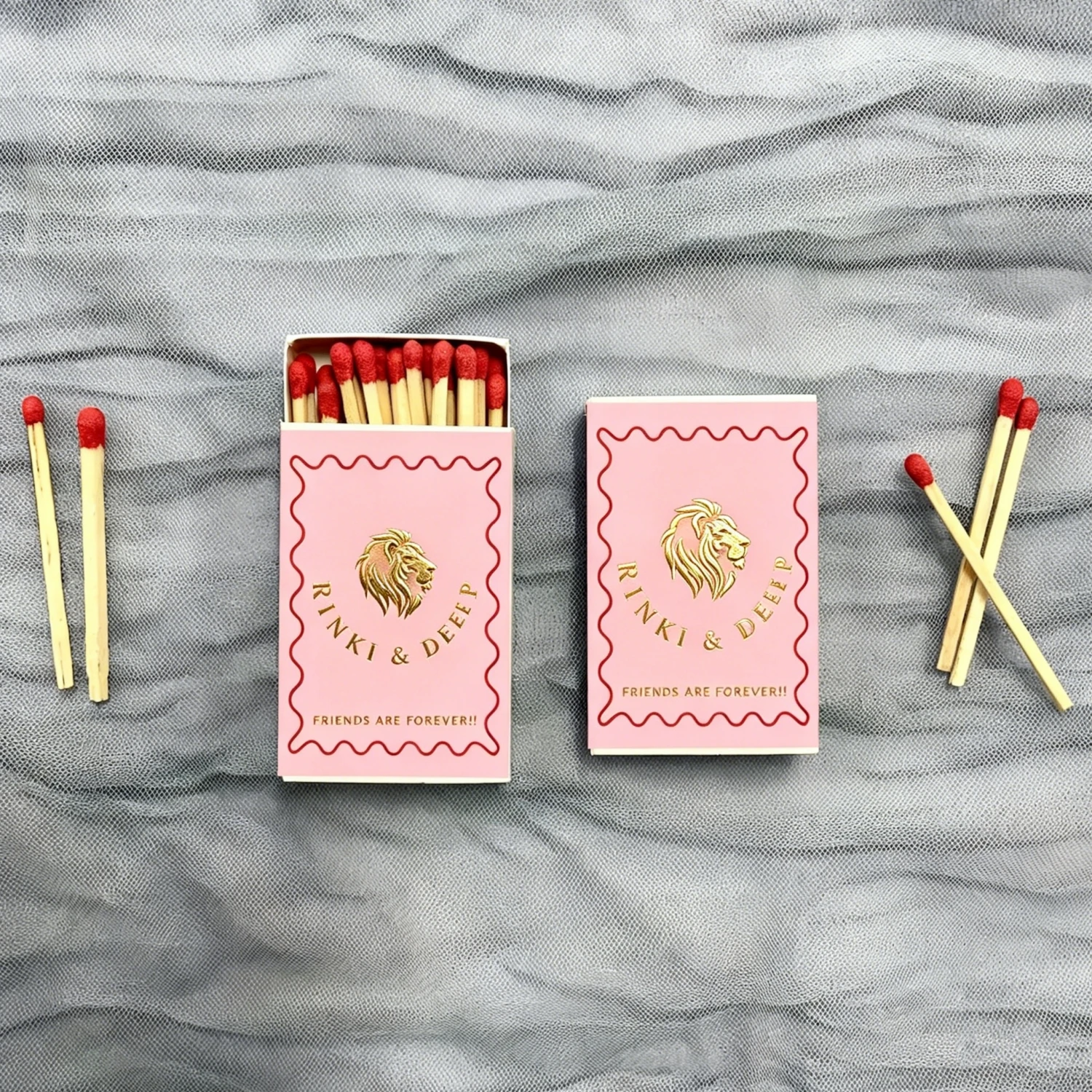 Personalized Wedding One-of-a-Kind Matchboxes, Custom Unique Safety Matches, Special Favours for Guests
Personalized Wedding One-of-a-Kind Matchboxes, Custom Unique Safety Matches, Special Favours for Guests