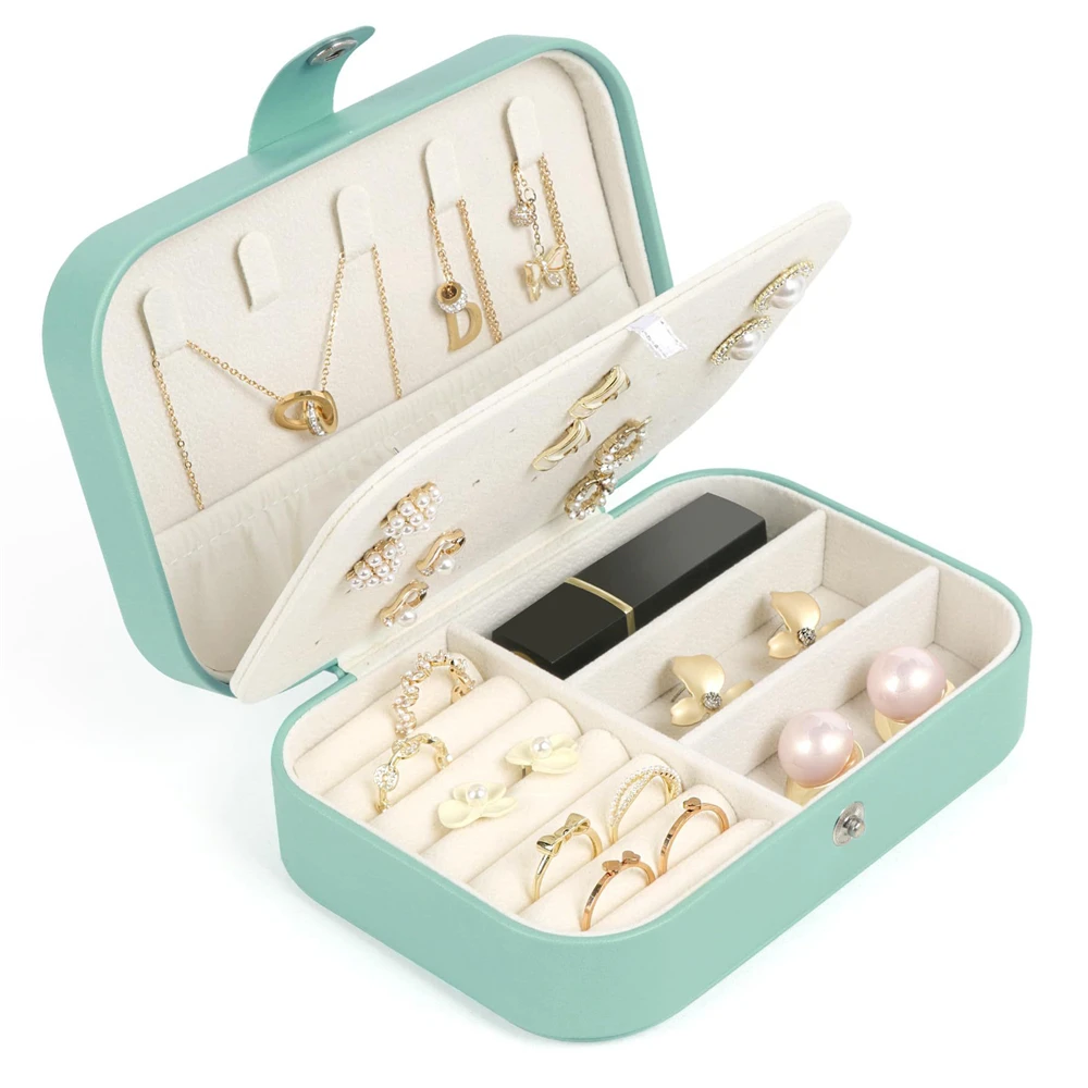 1PC Portable Jewelry Box Jewelry Organizer Display Travel Jewelry Case Boxes Waterproof Leather Storage
1PC Portable Jewelry Box Jewelry Organizer Display Travel Jewelry Case Boxes Waterproof Leather Storage