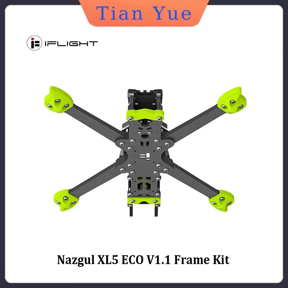 Комплект рамы iFlight Nazgul XL5 ECO V1.1, рычаг 5 мм для гоночных деталей дрона FPV
Комплект рамы iFlight Nazgul XL5 ECO V1.1, рычаг 5 мм для гоночных деталей дрона FPV