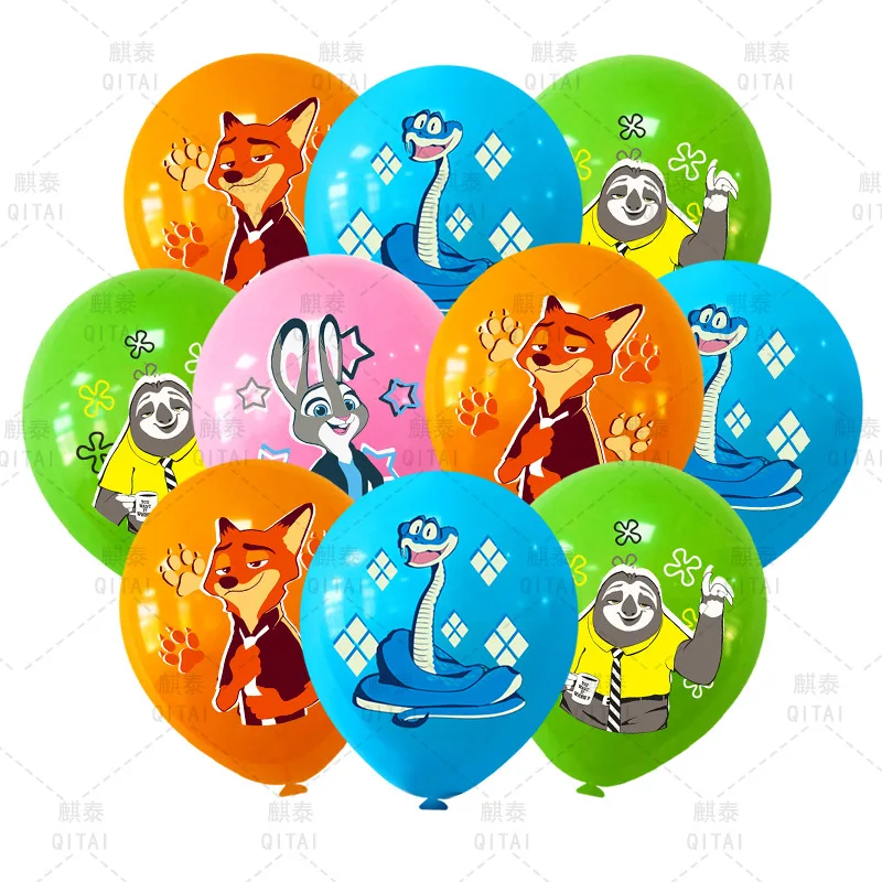New Zootopia Balloons Wild Animal Latex Balloon Cartoon Birthday Decoration 12inch Round Balloon Party Favors Supplies Gifts Toy
New Zootopia Balloons Wild Animal Latex Balloon Cartoon Birthday Decoration 12inch Round Balloon Party Favors Supplies Gifts Toy