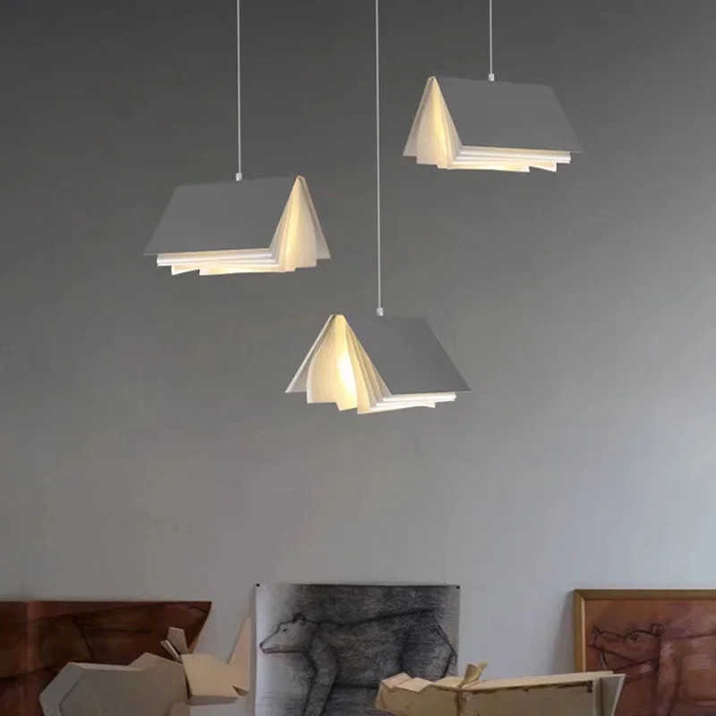 Nordic Creative Chandelier Coffee Shop Restaurant Library Bar Book Art Decorative Pendent Lamp
Nordic Creative Chandelier Coffee Shop Restaurant Library Bar Book Art Decorative Pendent Lamp