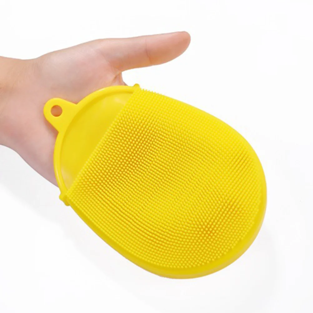 Silicone Bathing Brush for Kids Skin Massager Cleaning Tool Rubbing Body Scrubber Yellow Silicone Bathing Skin Massager
Silicone Bathing Brush for Kids Skin Massager Cleaning Tool Rubbing Body Scrubber Yellow Silicone Bathing Skin Massager