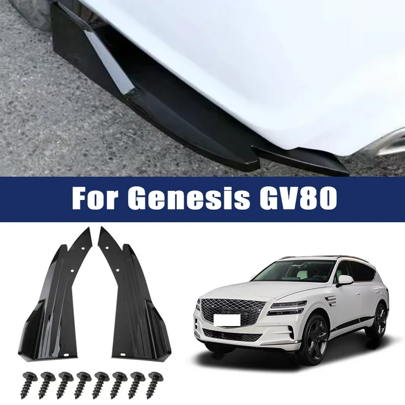 2pcs Car Rear Bumper Spoiler Lip Carbon Fiber Wing Trim Anti-crash Diffuser Side Skirt Wrap Angle Splitter For Genesis GV80
2pcs Car Rear Bumper Spoiler Lip Carbon Fiber Wing Trim Anti-crash Diffuser Side Skirt Wrap Angle Splitter For Genesis GV80