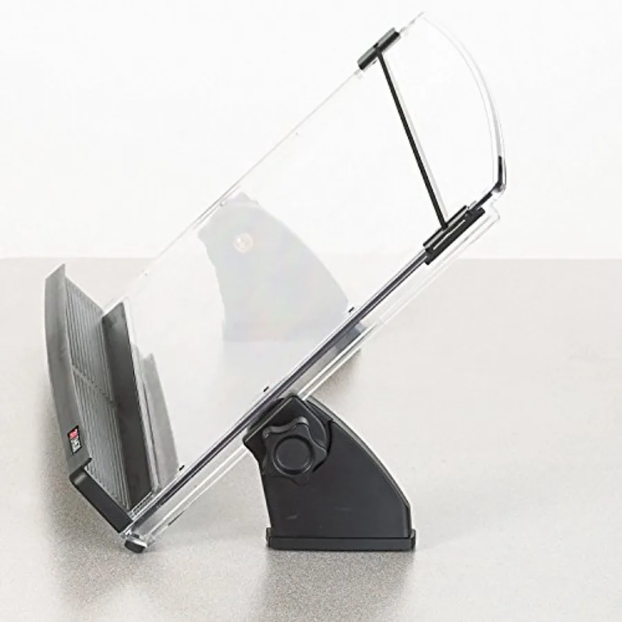 DH630 In-Line Document Holder 14-Inch x5-1/2-Inch x9-1/2-Inch Clear/Black for Desk Use Durable Plastic with Black Frame Transpa
DH630 In-Line Document Holder 14-Inch x5-1/2-Inch x9-1/2-Inch Clear/Black for Desk Use Durable Plastic with Black Frame Transpa