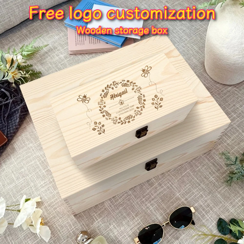 1PC Custom Wooden Boxes With Lid Square Hinged Jewellery Craft Storage Box For Home Decoration DIY Hand-Made Commemorative gift
1PC Custom Wooden Boxes With Lid Square Hinged Jewellery Craft Storage Box For Home Decoration DIY Hand-Made Commemorative gift