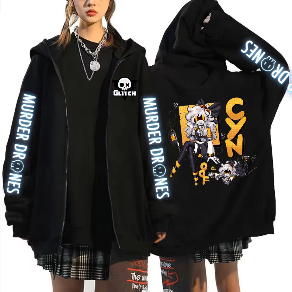 Anime Murder Drones Pattern Zipper Hoodies Harajuku Women's Hooded Sweatshirt Winter Fashion Casual Fleece Unisex Zipper Jacket
Anime Murder Drones Pattern Zipper Hoodies Harajuku Women's Hooded Sweatshirt Winter Fashion Casual Fleece Unisex Zipper Jacket