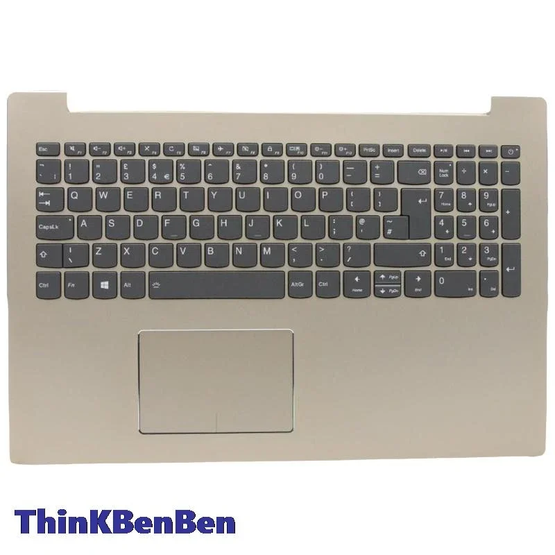 UK English Champagne Keyboard Upper Case Palmrest Shell Cover For Lenovo Ideapad 520 15 15IKB 5CB0N98720
UK English Champagne Keyboard Upper Case Palmrest Shell Cover For Lenovo Ideapad 520 15 15IKB 5CB0N98720