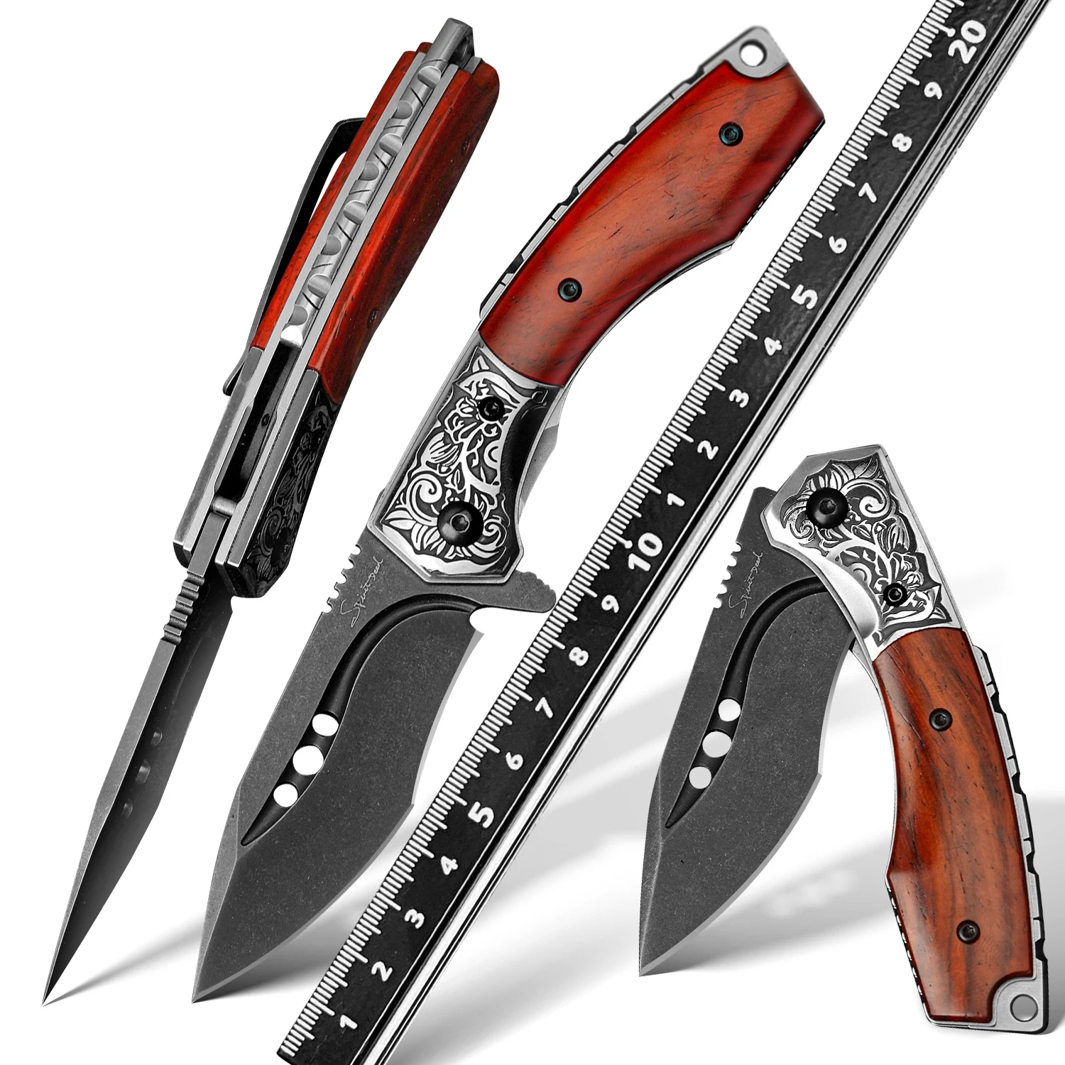 Складной нож NEWOOTZ EDC с рукоятью из палисандра и лезвием S35VN высокой твердости для кемпинга, выживания и рыбалки на открытом воздухе
Складной нож NEWOOTZ EDC с рукоятью из палисандра и лезвием S35VN высокой твердости для кемпинга, выживания и рыбалки на открытом воздухе