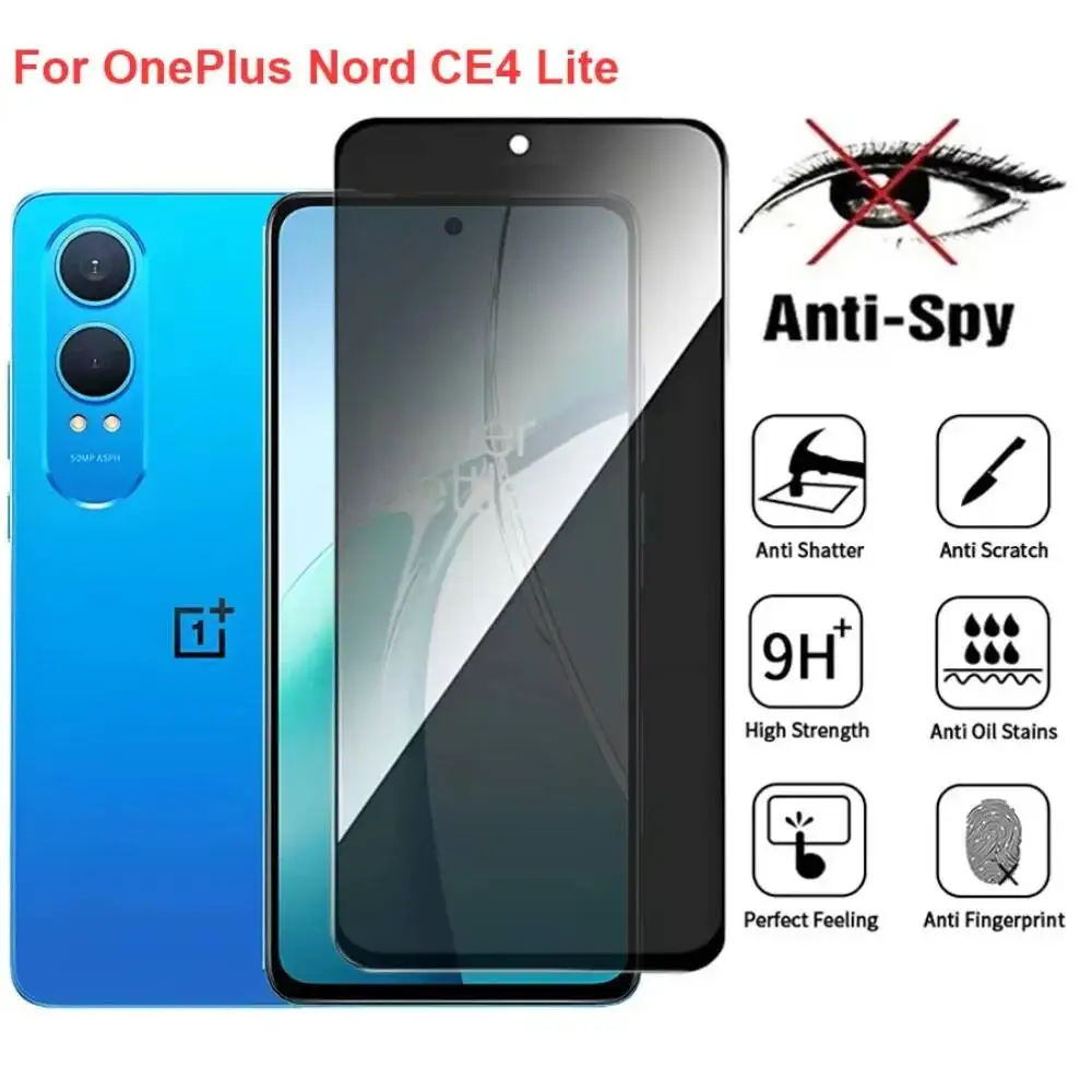 Nord CE4 Lite CPH2621 Anti Spy Privacy Tempered Glass Screen Protector Compatible For Oneplus Nordce4lite Phone Film
Nord CE4 Lite CPH2621 Anti Spy Privacy Tempered Glass Screen Protector Compatible For Oneplus Nordce4lite Phone Film
