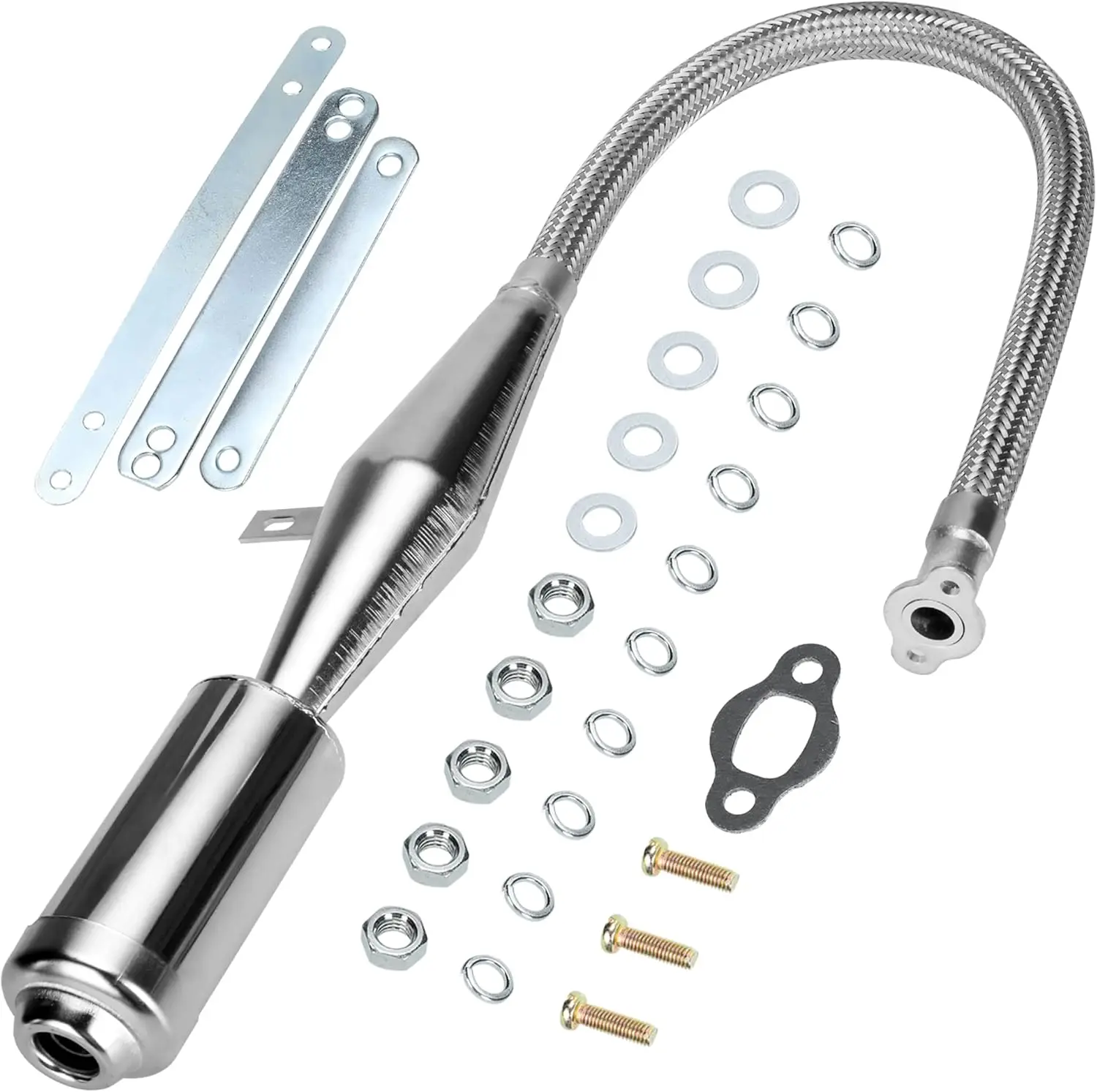 Гибкий глушитель выхлопной трубы Viper с оборудованием для 2-тактного двигателя 49cc 60cc 66cc 80cc 100cc газового моторизованного велосипеда M
Гибкий глушитель выхлопной трубы Viper с оборудованием для 2-тактного двигателя 49cc 60cc 66cc 80cc 100cc газового моторизованного велосипеда M