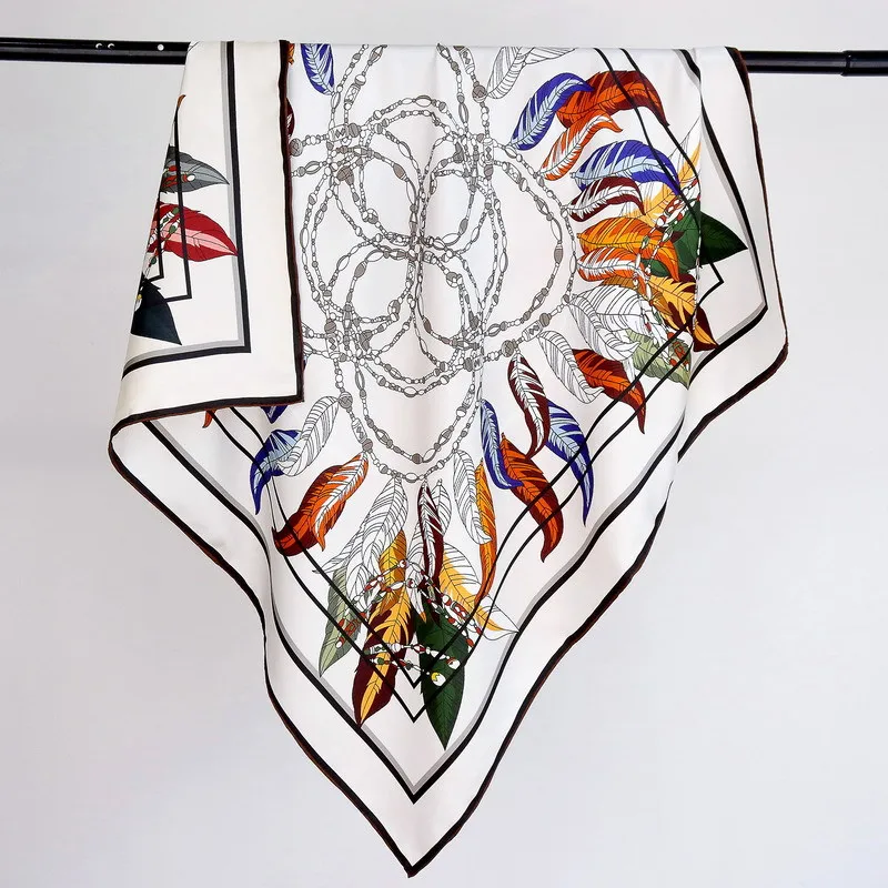 18MM Silk Scarf 90CM Women Square Bandanas Head Bag Accessories Luxury Designers 90 Shawls Hair Neck Scarves
18MM Silk Scarf 90CM Women Square Bandanas Head Bag Accessories Luxury Designers 90 Shawls Hair Neck Scarves